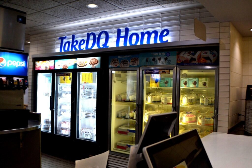 Dairy Queen refrigerated display cabinets